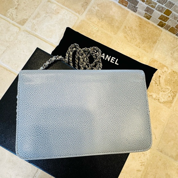 CHANEL
Light Blue Caviar Leather Timeless WOC Clutch Bag - Picture 7 of 16